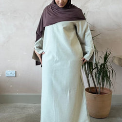 Closed Linen Abaya