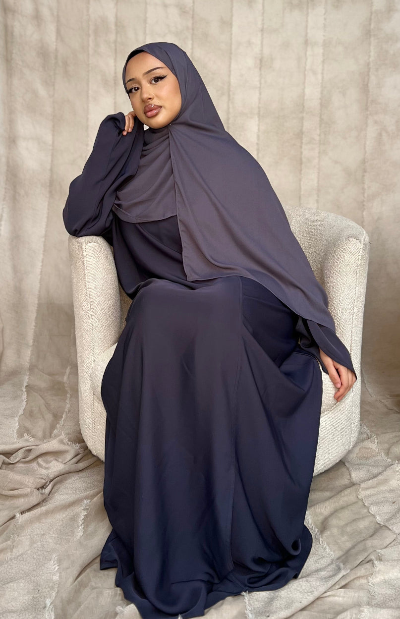 Asma Abayah- Grey